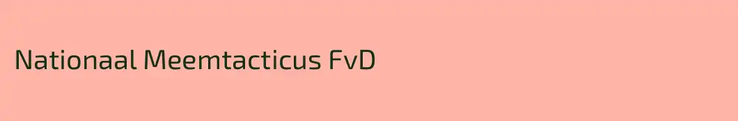 Nationaal Meemtacticus FvD